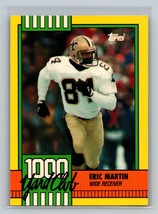 Eric Martin #23a 1990 Topps New Orleans Saints 1000 Yard Club - $1.99