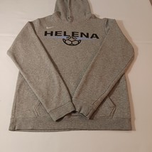 Nike HELENA SOCCER Men's Gray Cotton Blend Club Fleece Hoodie Sweatshirt Size S image 11