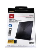 RCA Amplified Indoor Flat HDTV Antenna 55 Mile Range Multi Directional - $369.07 MXN
