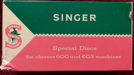 VTG 1950&#39;s SINGER Special Discs for Classes 600 &amp; 603 Sewing Machines No 21976 - £23.20 GBP