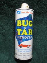 Vintage 1980 TURTLE WAX T-525 BUG &amp; TAR REMOVER Cone Top Collector Can-C... - £13.23 GBP
