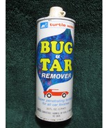 Vintage 1980 TURTLE WAX T-525 BUG &amp; TAR REMOVER Cone Top Collector Can-C... - £13.33 GBP