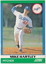 Mike Hartley Dodgers Pitcher 1991 Score RISING STAR Card # 67   Near-Mint - £1.04 GBP