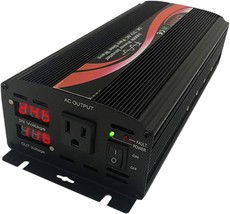 Krxny 1000W Pure Sine Wave Off Grid Power Inverter 24V Dc To 110V 120V Ac 60Hz - £98.69 GBP