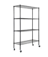 VEVOR Storage Shelving Unit with Wheels, 4-Tier Adjustable, 700 lbs Capa... - €127,29 EUR