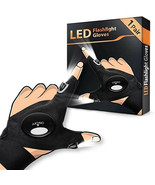 1 Pr. LED Flashlight Fishing / Working Gloves - $379.04 MXN