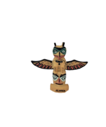 Alaska, Black Diamond Eagle Totem Souvenir Refrigerator Fridge Magnet - $8.79