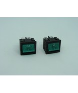 2Pc Pack Lot QY605-201-T125 6A 250V 15A 125V LED Light Green Power Switc... - $255.68 MXN