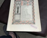 Vintage Sheet Music Fear Not Ye O Israel 1889 Dudley Buck￼ - $13.86