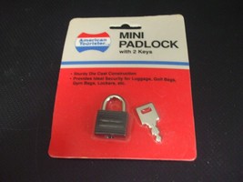 American Tourister Mini Padlock with 2 Keys - Model T-05LB NEW - $12.86