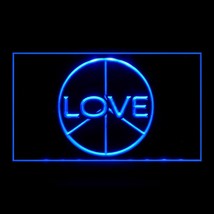 150097B Love Peace Friendly Freedom Serenity Praying Protect LED Light Sign - £17.63 GBP