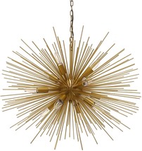 Mid Century Style 12 Lights Sea urchin Sputnik Chandelier  With Custom Drop rods - £247.14 GBP