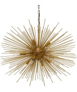 Mid Century Style 12 Lights Sea urchin Sputnik Chandelier  With Custom D... - £249.03 GBP