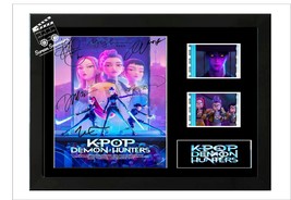 KPop Demon Hunters film cell display Amazing  Signed collectable With COA - $14.07+