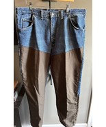 Wrangler Pro Gear Upland Brush Briar Pants Blue Jeans Nylon Overlay Men&#39;... - €30,86 EUR