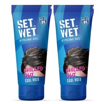 Set Wet Cool Hold Hair Styling Gel for Men, 100ml (Pack of 2) - £11.25 GBP