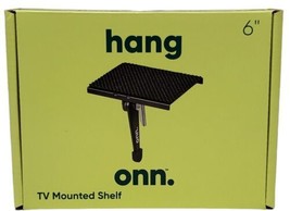 Hang Onn. 6&quot; TV Mounted Shelf Holds Up To 15 lbs. NEW - $16.03