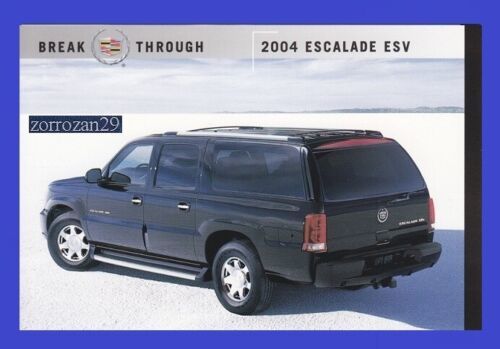 2004 CADILLAC ESCALADE ESV VINTAGE COLOR POSTCARD - USA - EXCELLENT ORIG... - $6.33