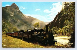 Postcard Narrow Gauge Train Durango Silverton Colorado Elk Park River Lost Souls - £2.80 GBP