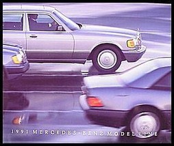 1991 Mercedes-Benz Dlx Brochure, 300, S-Class, 54 pgs - $13.68