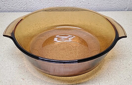 Anchor Hocking 437 Oven Proof 1-1/2 Qt Amber Baking Casserole Dish Fire ... - $14.89