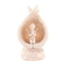 LIGHT-UP Praying Angel Figurine Takes 3 AG10 Batteries Not Included - £15.04 GBP