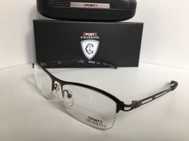 New Charriol Sport SP 23037 C2 53mm Titanium SemiRimless Men Eyeglasses Frame - £128.99 GBP