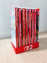 Nintendo Switch Game Red Storage Case Holder Stand - $12.73