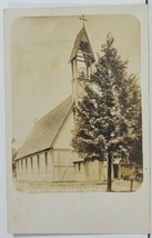 Montoursville PA RPPC Episcopal Church c1910 Real Photo Penna Postcard P6 - £13.32 GBP