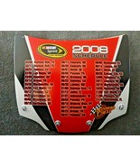 Magnet only Winners Circle NASCAR 2008 Schedule Hood collector gift  - £7.03 GBP
