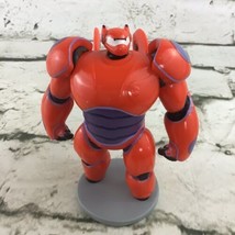 Disney Big Hero 6 Red Baymax Mech Platform Figure PVC Cake Topper Robot Toy  - £7.77 GBP