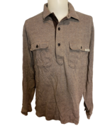 Polo Ralph Lauren Brown Herringbone Long Sleeve Pullover Size L - €28,33 EUR