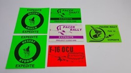 Vtg General Dynamics Project Expedite Stickers Lot of 6 - £12.63 GBP