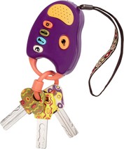B Toys: Funkeys - Purple; Toy Car Keys; Key Fob With Lights And Sounds; - £25.95 GBP