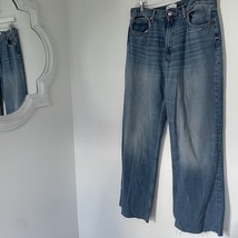 NWT Zara Womens Size 12/44 Light Wash High Waist Wide Leg Shifted Jeans ... - $39.41