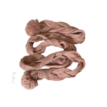 Sperry Top-Sider Scarf 90&quot; Length Knit Ball On Ends Pink OSFM Womens - $14.49