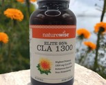 NatureWise Elite CLA 1300 Maximum Potency, 95% CLA Safflower Oil Workout... - $17.81