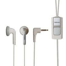 Stereo Headset HS-47 2.5mm White Dual for Nokia E51 E66 E71 E90 N81 7705 3 Lines - $6.73