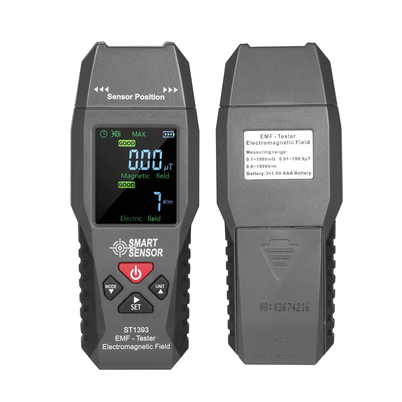 Smart Sensor ST1393 Digital Lcd Emf Meter Electromagnetic Field Emf Handheld Ele - £213.73 GBP