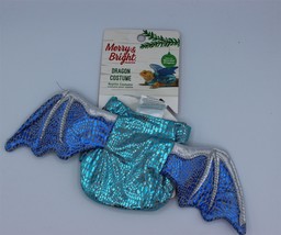 Merry &amp; Bright Bearded Dragon Costume Dragon Wings Blue - £4.86 GBP