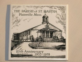 TRIVET TILE CHURCH PARISH ST MARTHA PLAINVILLE MASSACHSETTS 25TH ANNIVER... - $13.50
