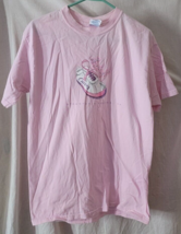 Gildan Size Medium Pink Breast Cancer Awareness Staunton Virginia Curves - $12.99