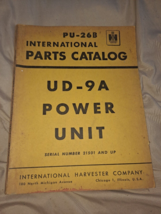 IH International UD-9A Power Unit Parts Catalog Form PU-26B - £18.36 GBP