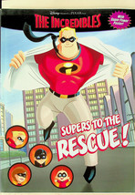 Disney PIXAR The Incredibles: Supers to the Rescue Coloring Book &amp; Poste... - £6.08 GBP