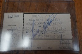 Muhammad Ali vs Larry Holmes signed Training Session Ticket Caesers Sports - £1,186.82 GBP