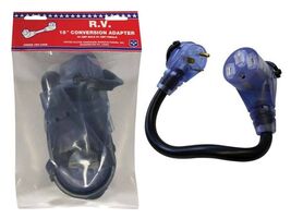 RV Electric Conversion Adapter 18&#39;&#39;, 30A Male x 50A Female, US Hardware ... - $23.75