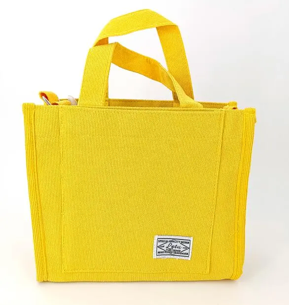 Women Zipper Shoulder Bag Yellow - £8.78 GBP