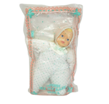 Vintage 1991 Avon Be My Baby Doll Toy New In Package W/ Bottle Teal Pajamas - £29.07 GBP
