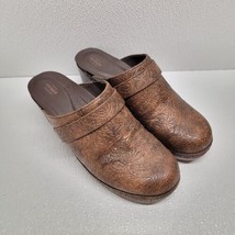 Crocs Sarah Tooled Clog Triple Comfort Slip On Shoes Brown 203911 Womens... - $37.61