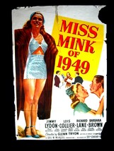 MISS MINK OF 1949-1949-POSTER-JIMMY LYDON-COMEDY P - £49.59 GBP